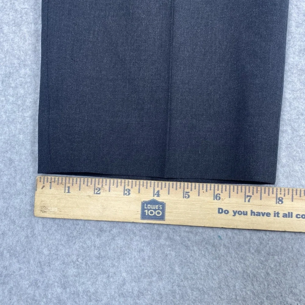 Banana Republic Gavin Dress Pants Mens 34/34 Gray Wool Straight Leg Trousers